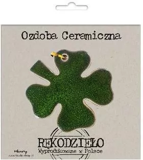 Zawieszka ceramiczna - Koniczyna - tantis.pl