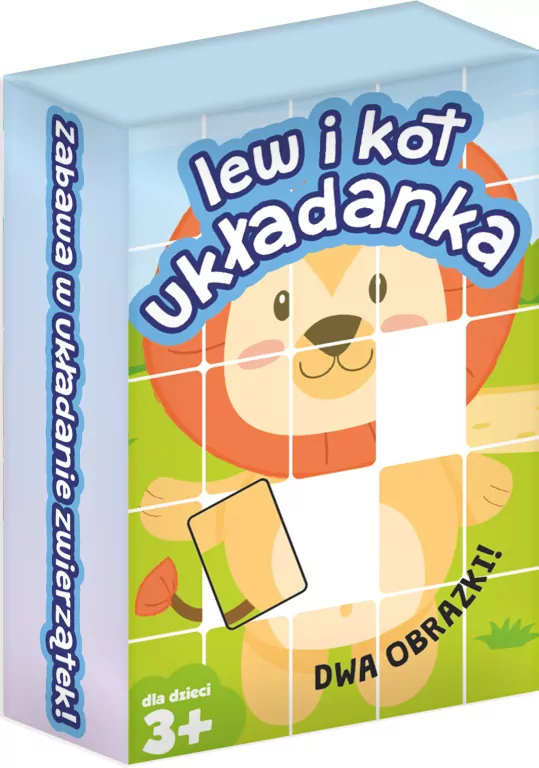 Lew i Kot. Układanka - tantis.pl
