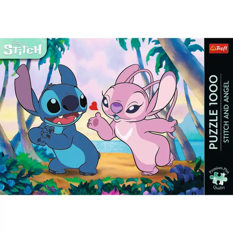 Puzzle 1000 Stitch&Angel TREFL - tantis.pl