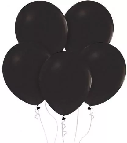 Balony. Beauty&Charm. Pastelowe czarne - tantis.pl