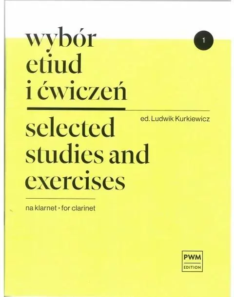 Wybór etiud i ćwiczeń na klarnet z.1 - tantis.pl