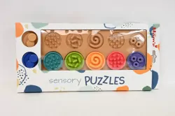 Puzzle sensoryczne kółeczka XL