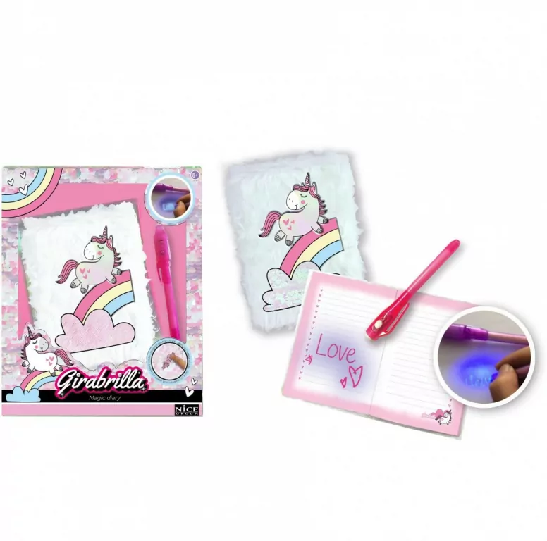 Girabrilla Jednorożec magiczny pamiętnik - tantis.pl