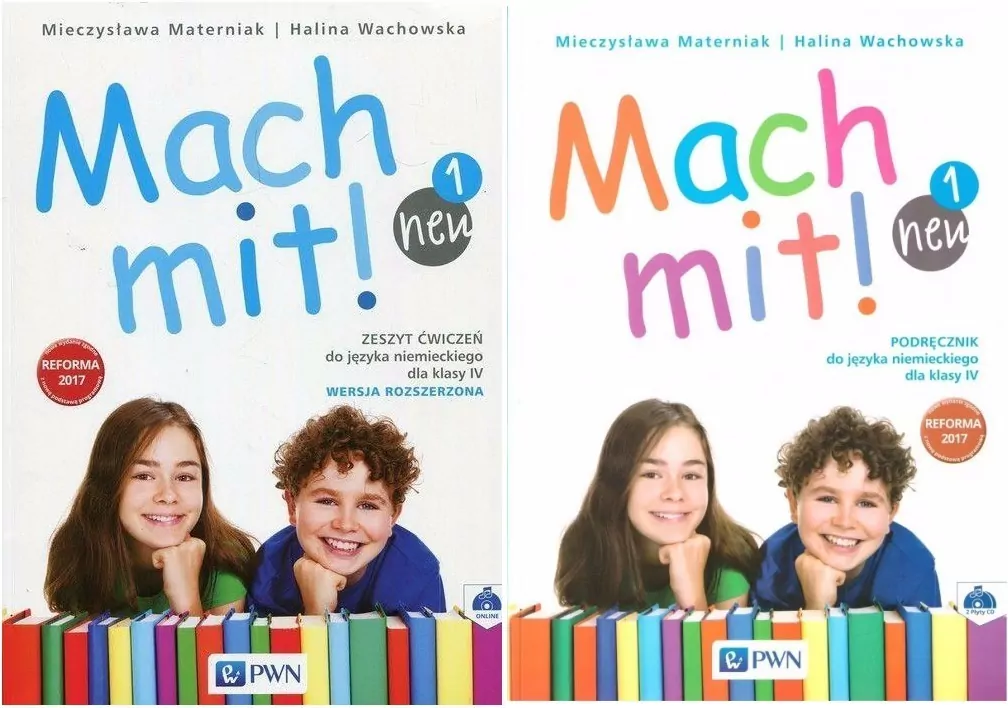 Mach mit! Neu 1. Pakiet: Podręcznik / Materiały ćwiczeniowe do języka niemieckiego dla klasy IV - tantis.pl