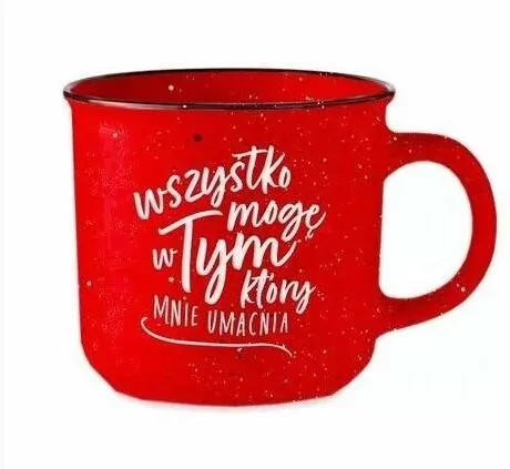 Kubek vintage. Wszystko mogę - tantis.pl