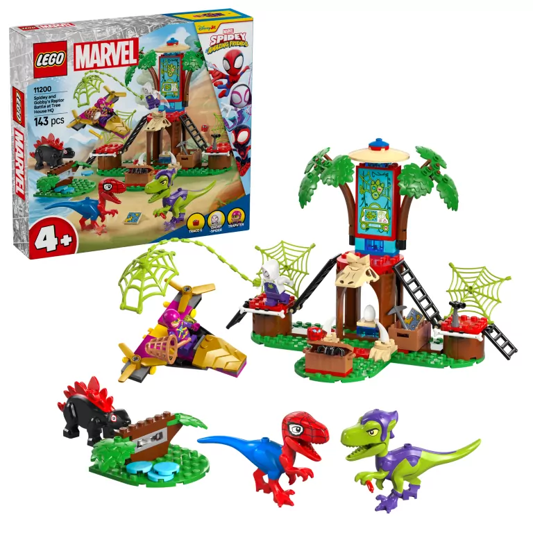 LEGO® Spidey. Bitwa Spidey’ego i Gobby’ego przy domku na drzewie 11200 - tantis.pl