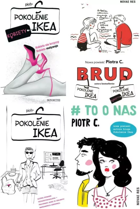 Pakiet: 4x Piotr C.: Pokolenie Ikea / Kobiety. Pokolenie Ikea / Brud / # To o nas - tantis.pl