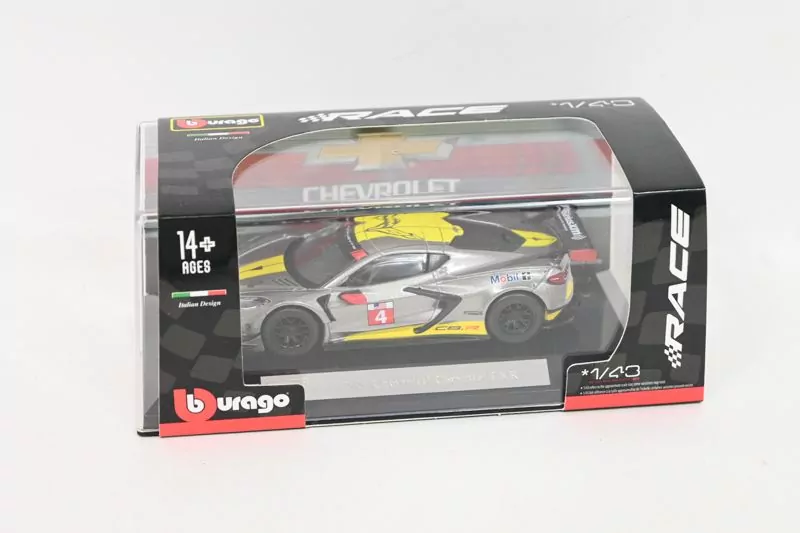 Race 2020 Chevrolet Corvette C8R Yellow BBURAGO - tantis.pl