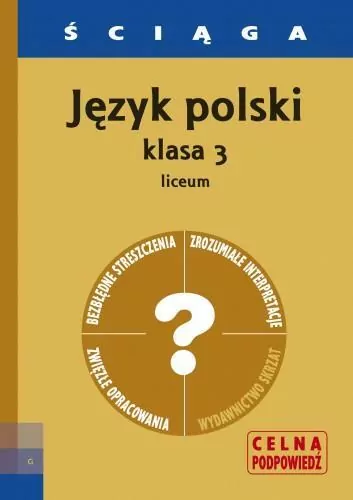 Ściąga - J. Polski LO 3 - tantis.pl