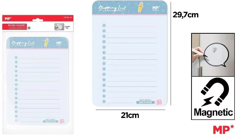 Planer magnetyczny 29,7x21cm lista zakupów - tantis.pl