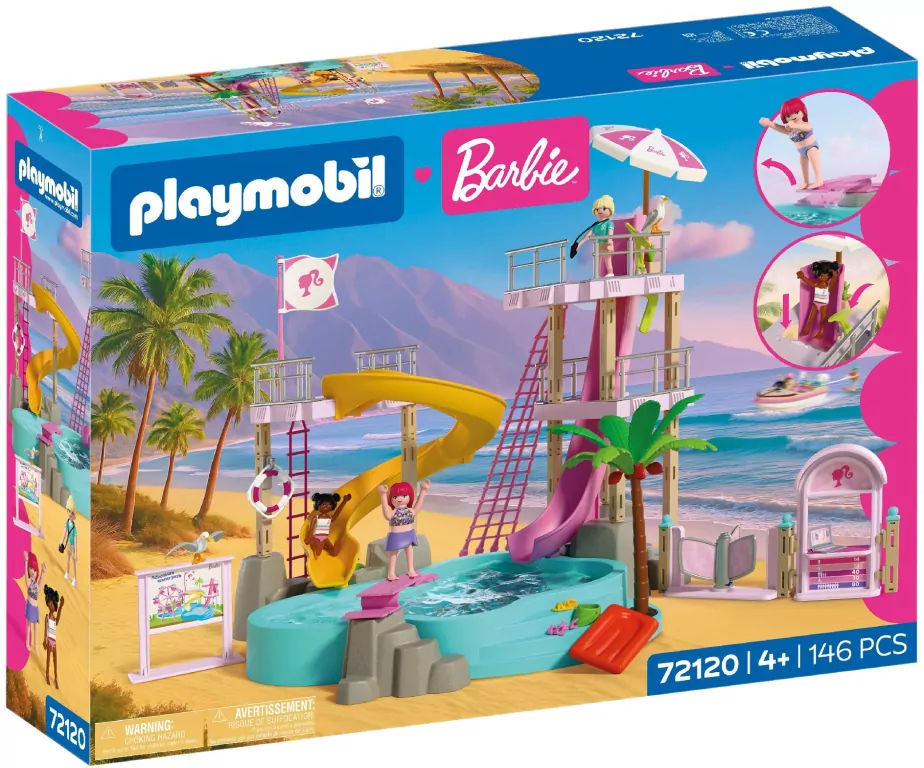 Playmobil PLAYMOBIL Barbie Park wodny 72120 - tantis.pl