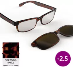 Sun Readers Okulary przeciwsłoneczne brąz +2.5