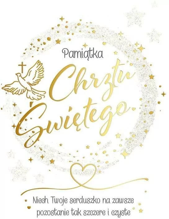 Karnet B6 Chrzest - tantis.pl