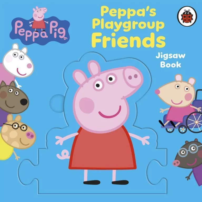 Peppa Pig: Peppa's Playgroup Friends Jigsaw Book - tantis.pl