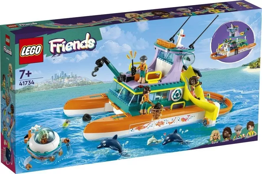 LEGO® Friends. Morska łódź ratunkowa. 41734 - tantis.pl