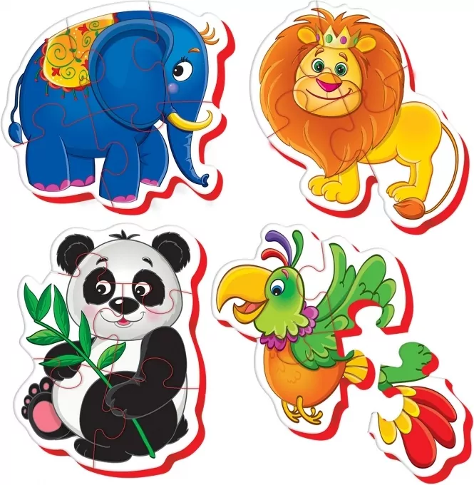 Puzzle piankowe Zoo - tantis.pl