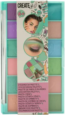 Paleta z cieniami C zielona CREATE IT!