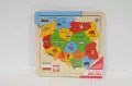 Puzzle Mapa drewniane 25x25cm - tantis.pl