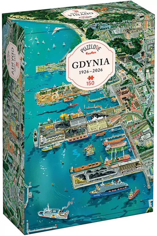 CzuCzu. Puzzlove Gdynia. 150 el. - tantis.pl