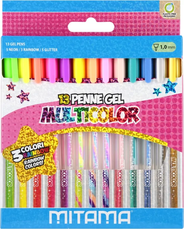 Długopisy żelowe 13 kolorów - tantis.pl