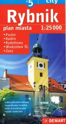 Plan miasta Rybnik +5 1:25 000 DEMART