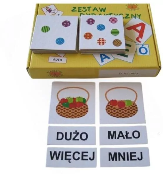 Dużo, mało. Zestaw dydaktyczny - tantis.pl