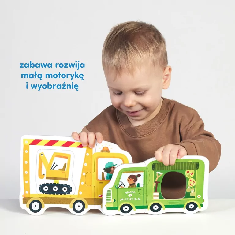 CzuCzu. Pojazdy. Pierwsze puzzle. 2+ - tantis.pl