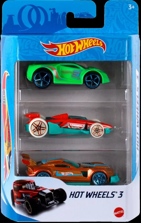 Hot Wheels. Samochodziki. Trzypak - tantis.pl