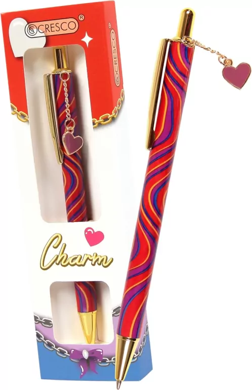 Długopis Charm serce czerwone w etui - tantis.pl