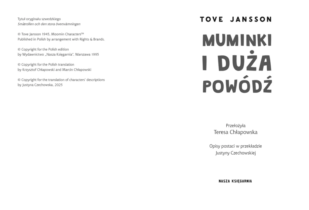 Muminki i duża powódź - tantis.pl
