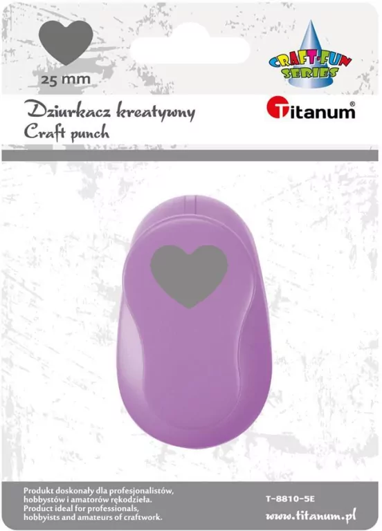 Dziurkacz z motywem Serce 25mm - tantis.pl