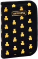 Piórnik pojedynczy dwuklapkowy bez wyposażenia. Astrabag. Golden Teddy - tantis.pl