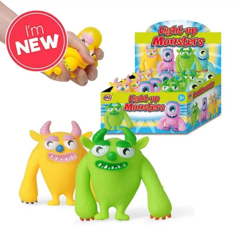 Gniotek - Light Up Monsters - tantis.pl