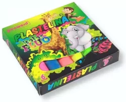 Plastelina 6 kolorów fluo