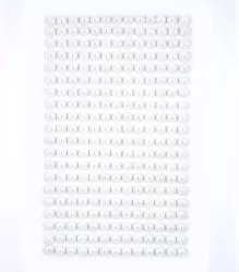 Perełki samoprzylepne 6mm. Off white