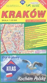 Kraków,Wieliczka 1:21 500 plan miasta PIĘTKA - tantis.pl