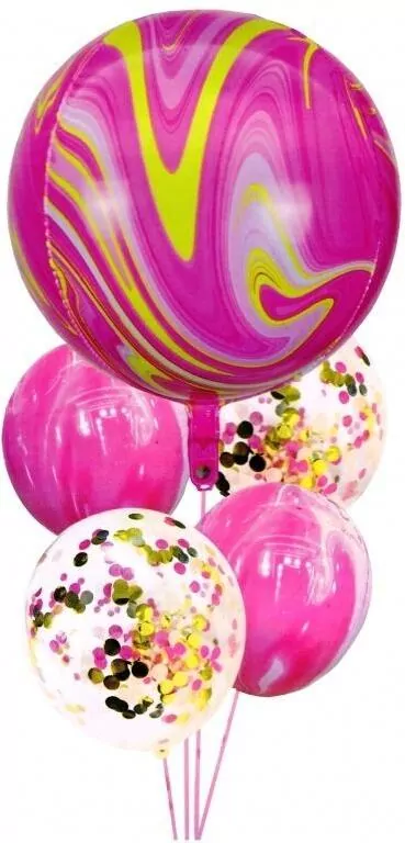 Zestaw balonów różowych 30-56 cm - tantis.pl