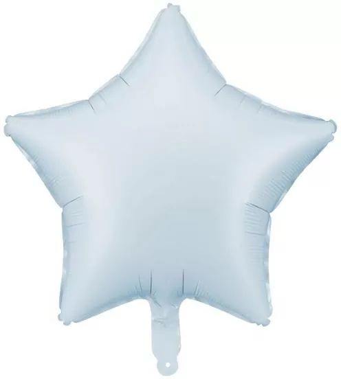 Balon foliowy Gwiazdka 48cm mglisty niebieski - tantis.pl