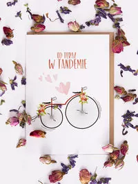 Karnet Ślub - Od teraz w tandemie - tantis.pl