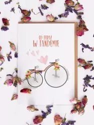 Karnet Ślub - Od teraz w tandemie