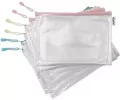 Teczka zapinana na zamek A4 pastel 6szt mix - tantis.pl