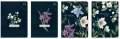 Zeszyt A5/60K kratka M 70g Hybrid Fiori - tantis.pl