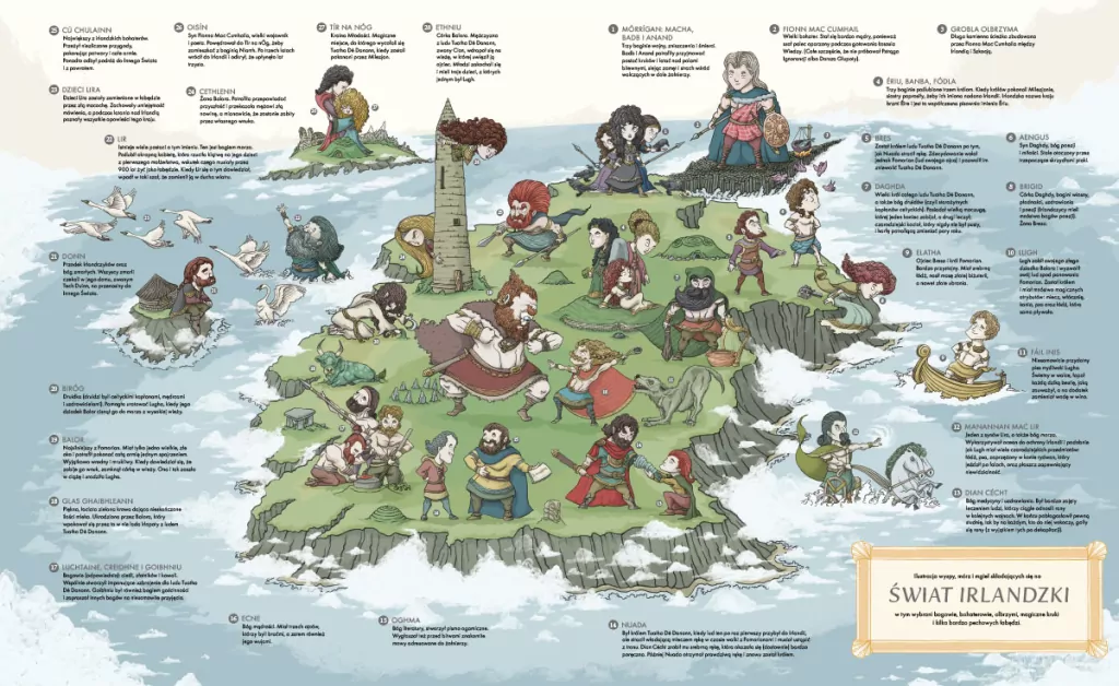 Atlas mitów. Potwory, herosi i bogowie oraz mapy dwunastu mitologicznych krain - tantis.pl
