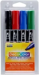 Markery akrylowe Primary 4 kolory