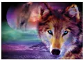 Mozaika diamentowa 5D - Wilk 40x30cm - tantis.pl