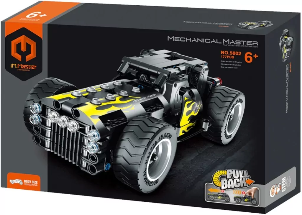 Samochód z napędem pull back IM5802 - tantis.pl