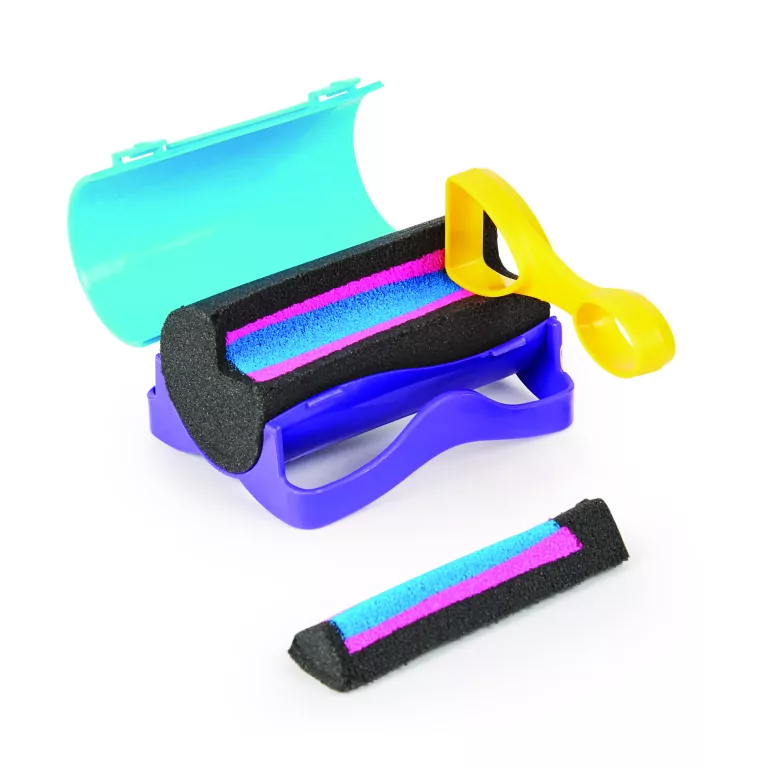 Piasek kinetyczny. Zaskakujące efekty. Zestaw z akcesoriami - tantis.pl