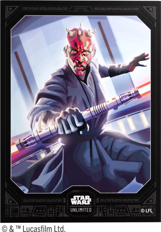 Gamegenic: Star Wars Unlimited Card Game - Premium Art Sleeves - Darth Maul - tantis.pl