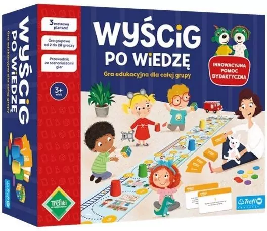 Wyścig po wiedzę. Gra edukacyjna TREFL - tantis.pl