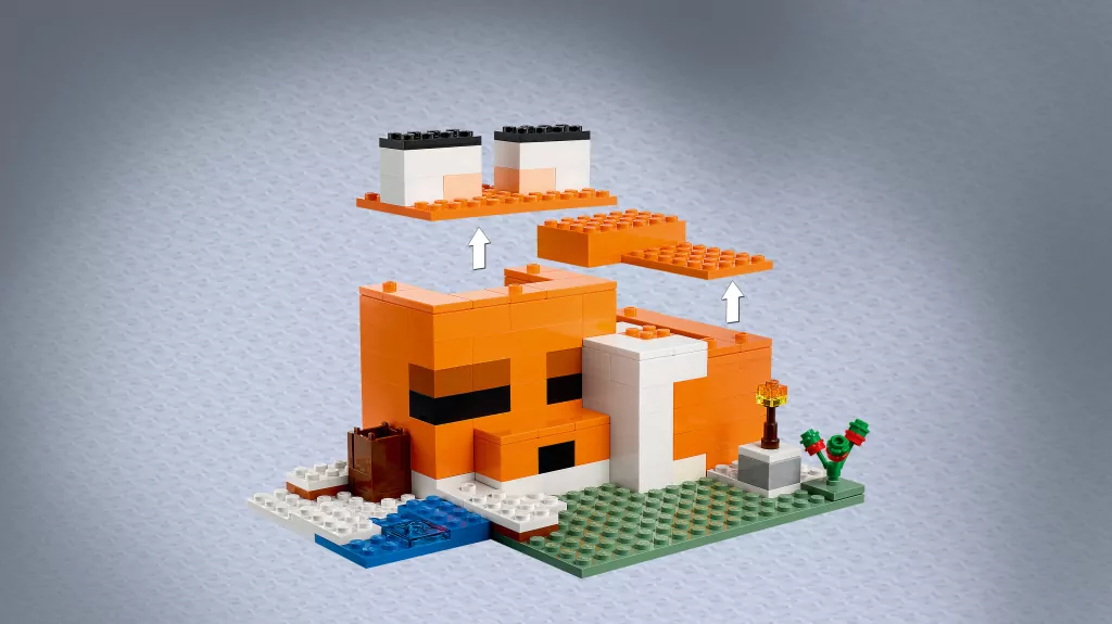 LEGO® Minecraft™. Siedlisko lisów. 21178 - tantis.pl